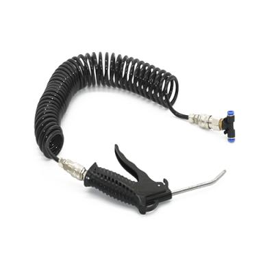 China Heavy Duty U7701 PU Air Gun and Spiral Air Hose Air Cloth Gun Set for sale