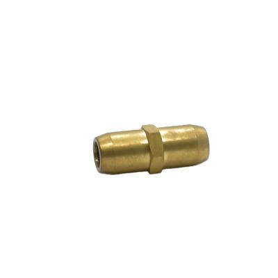 China Better Pneumatics Double Sealed Brass Connector Straight For Nylon Push Tube Copper Fitting Size 6 8 10 12mm To Lock for sale