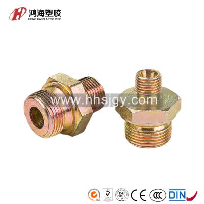 China Male Threads I28 BRASS Hex Nipple Half Reducing Union for sale