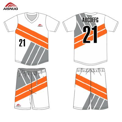 China Quick Dry Woman Team Set Uniforms Men New Design Sublimation Custom Printed Reversible Volleyball Uniform for sale