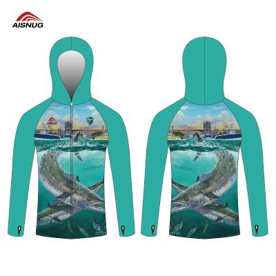 China Hot Dye Anti-UV Sublimation Polyester Velvet Tank Top Printed Custom Fishing Hoodie 100% Polyester Tank Top for sale