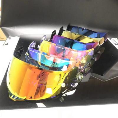 China Popular Helmet Sun Visor For AGV K1 K3 SV K5 Motorcycle Helmet Glass Motorcycle Helmet Discoloration Glass Night Vision Sun Visor for sale