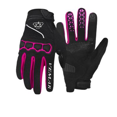 China New full finger vemar motorcycle riding gloves racing reflective multi-protection night off-road gloves for sale