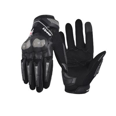 China Full Finger VEMAR Motorcycle Gloves Men Motocross Racing Gloves 3 Color Size M L XL XXL MOTO Leather Protection for sale