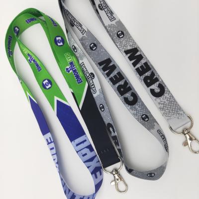 China Advertising High Quality Lanyard With Custom Logo Full Color Printing Neck Straps With Card Holder Disney Approval Lanyard for sale