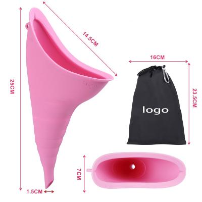 China High Quality Portable Women Urinal Sensor Urinal Travel Urinal Funnel Travel Urination Female Toilet Women Stand Up And Pee Soft for sale