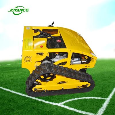 China Custom Professional Hotels Technology Battery Lawn Mower For Garden And Farm 15Mm Wide Track Lawn Mower Rubber Gasoline For Land for sale