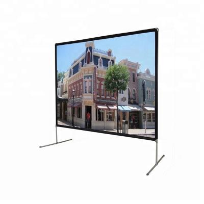 중국 120 Inch Quick Fold Custom Size Outdoor Foldable Projection Screen 판매용