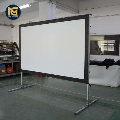 중국 MGF Screen Portable Projector Screen Folding Outdoor Advertising Outdoor Quick Fold Projection Screen For Camping 판매용