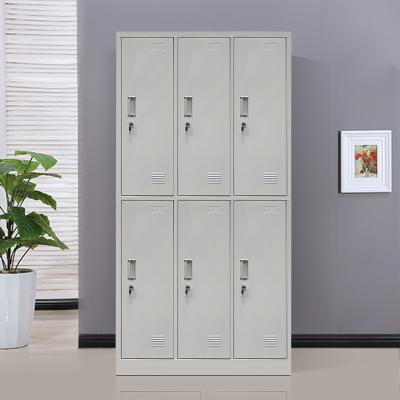 China Henan Factory Good Quality Modern Customized Steel Locker Storage Clothes Wardrobe for sale