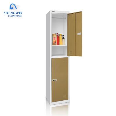 China Fashion 2 Row Bedroom Steel Frame Adjustable Modern Clothes Wardrobe Steel Locker(Other) Wardrobe For Sale for sale