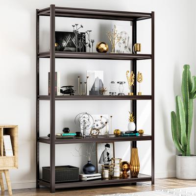 China Corrosion Protection Home Application 5 Tier Metal Storage Shelving Multi-Tier Metal Storage Rack Shelf Metal Shelf for sale