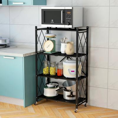 China New Design Metal Rack Kitchen Steel Cube Storage Shelf Modern Foldable Storage Shelf for sale