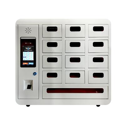 China Public Type Smart Phone Mobile Phone Charger Lockers Station Metal Drawer Charging Cabinet for sale