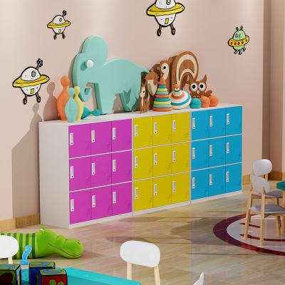 China Modern Kids Furniture Kids Toys Cabinet Storage For Lifestyle Steel Floor Wholesale Metal Customized Rack Cabinet for sale