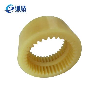 China All Industries Injection Mold Plastic Nylon Teeth Gear Sleeve For Shafts Coupling for sale