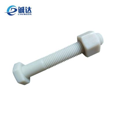 China Pan Wholesales Texture Pure Non-toxic Nylon Fastener Plastic Screw Bolt for sale