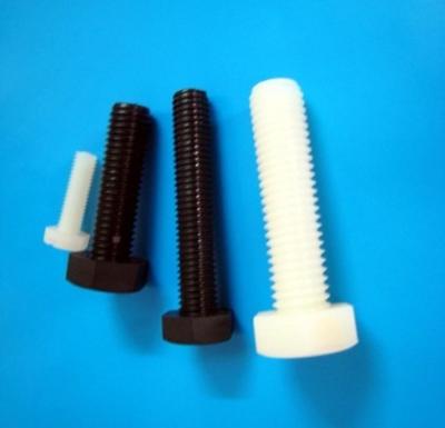 China PP.PE.ABS.PA6.PA66 Customized Plastic Slotted Countersunk Head Machine Screw / Bolt for sale