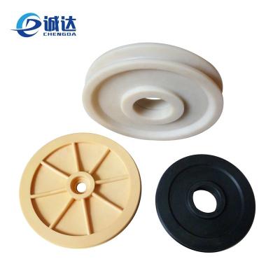 China Nylon Rope Plastic Pulley Nylon Wheels For Conveyor Systems for sale