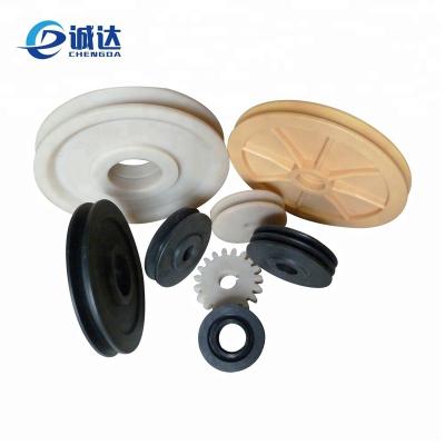 China Nylon Plastic Nylon Strap Pulley / Plastic Lifting Wire Rope Pulley for sale