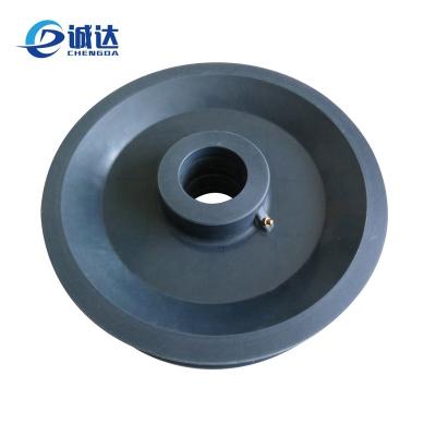 China Transmission MC V-Belt Wheel Nylon Chain Pulley Block For Crane Mine Machinery Tower Port for sale