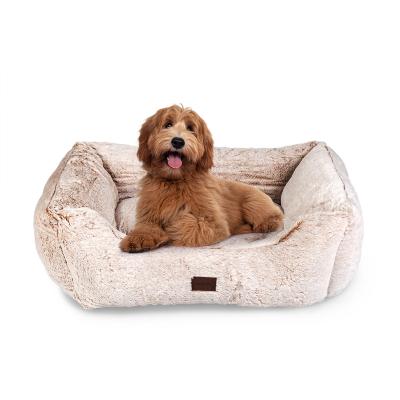 China Wholesale Removable Washable Fluffy Multi-functional Movable Mattress Cushion Cover Luxury Pet Dog Cat Pet Bed for sale