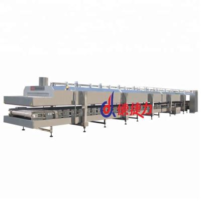 China Seafood ODM China Customized Industrial Cheap Price Liquid Nitrogen Tunnel Freezer Shock Freezing IQF Tunnel Freezer for sale