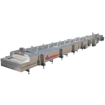 China DJL Poultry Conveyor Freezing Tunnel Machine Tunnel Freezer Rapid Flash Instant Freezer Chicken and Poultry Freezer Machine for sale