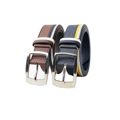 China Professional Hot Sale Fashion Luxury Metal Buckle For Men Luxury Epressed New Leather Belt for sale