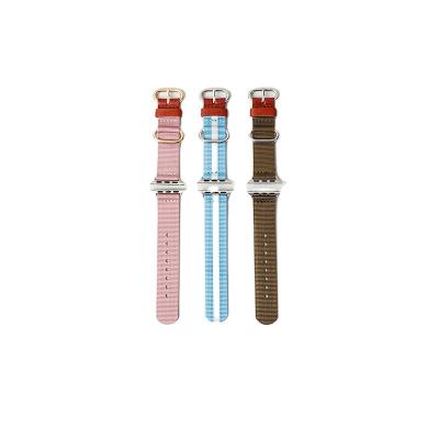 China Feature high quality fashion promotion unisex nylon elastic braided band for apple watch for sale