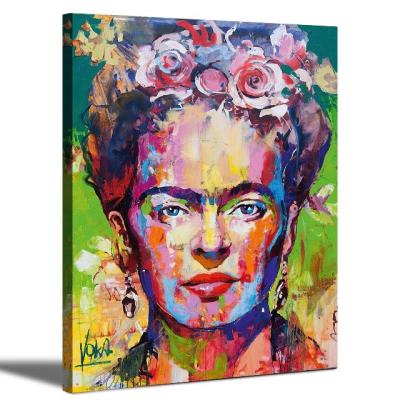 China Modern Abstract Portraits Framed Print Picture Framed Canvas Wall Art Painting for sale