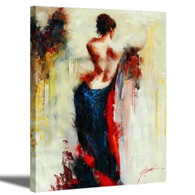 China Modern Naked Artwork Girl Oil Paintings Sexy Naked Woman Oil Painting On Canvas Wall Art for sale