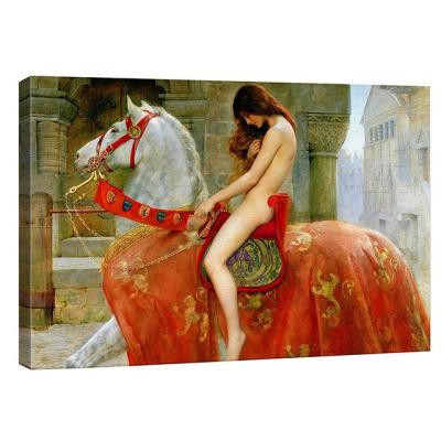 China Good Art Reproduction World Famous Modern Lady Godiva by John Collier Canvas Wall Art Painting for sale