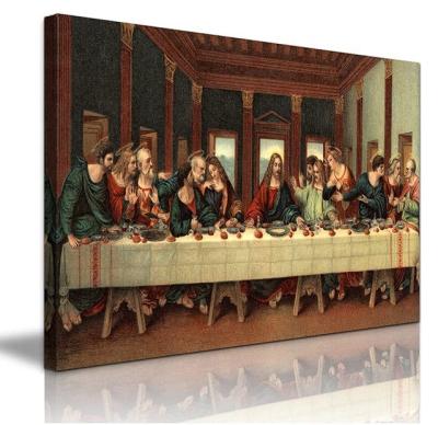 China Modern Oil Painting Good Art Picture Painting Wall Art The Last Supper Poster Print On Canvas for sale