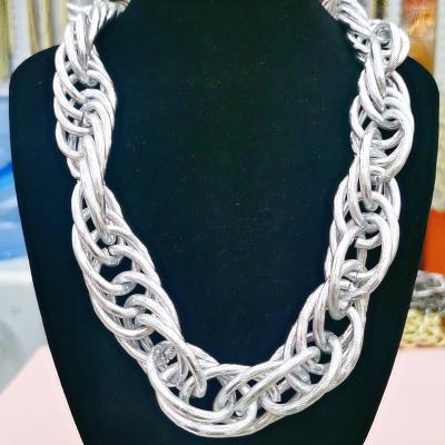 China Other YuanTong New Style Popular Design Jewelry Necklace Chain Bracelet Bags Silver Plated Aluminum Chain for sale