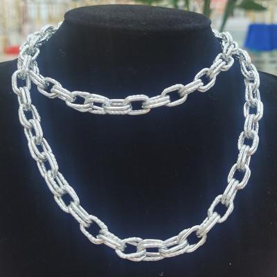 China Other YuanTong New Style Popular Design Jewelry Necklace Chain Bracelet Bags Silver Plated Aluminum Chain for sale