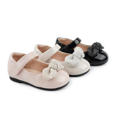 China Durable Glitter Bowknot Buckwheat Casual Shoes Manufacturers Kids Baby Shoes for sale