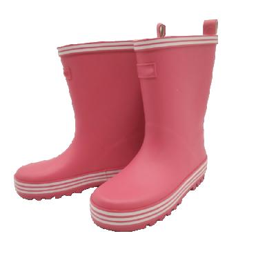 China High Quality Fashion Trend Ladies Customized Size Printed Ladies Rubber Rain Boots With Buckle for sale