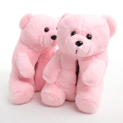 China Pink Noise Bear Series Slippers Warm Soft High Quality Super Fluffy Home Indoor Slippers Cute Antiskid Slippers for sale