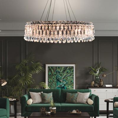 China Bright Banquet Large Hall Lamp Stainless Steel Ceiling Chandelier Lights Modern Chandeliers and Lamps for sale