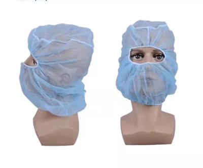 China Cash Or SMS Disposable Surgeon Hat Medical Care Nurse Hood Head Cover Nonwoven Disposable Hat for sale