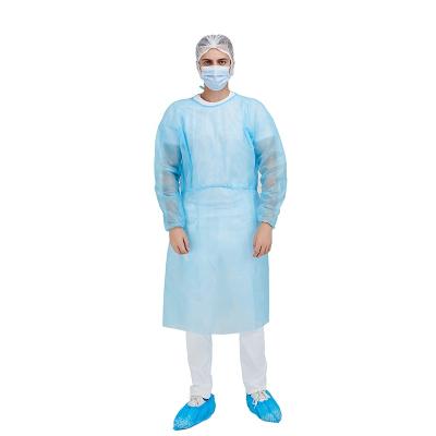 China Disposable Sterile Non-Sterile Medical Gowns Isolation Surgical Gown Disposable Clothing - Elastic and Knitted Cuffs for sale