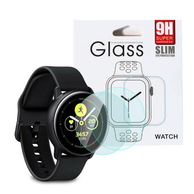 China Smart Watch For Samsung Galaxy Active 2 Screen Protector, 2 Pack 9H Watch Tempered Glass Screen Film For Samsung Galaxy 2 Active 40Mm 44Mm for sale