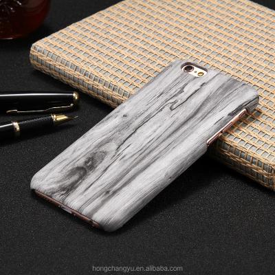 China Fansion and PU Leather Mobile Phone Case Retro Mobile Phone Wooden Accessories High Quality Design for iphone 6 6s for sale