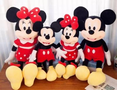 China New Plush 50cm 75cm 100cm Movies Kawaii Minnie Mouse Couples Stuffed Toys Kids Gifts Doll Birthday Gift For Kids Girl for sale