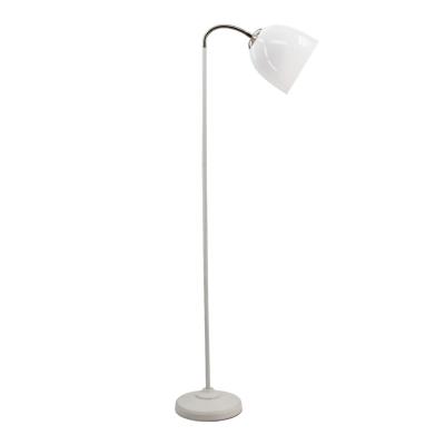 China Contemporary modern floor lamp for living room and bedroom decorative with G125 LED bulb plastic lampshade for sale