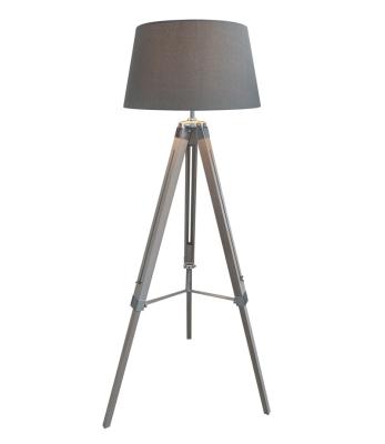 China New-designed simple wooden tripod indoor floor lamp for living room bedroom for sale