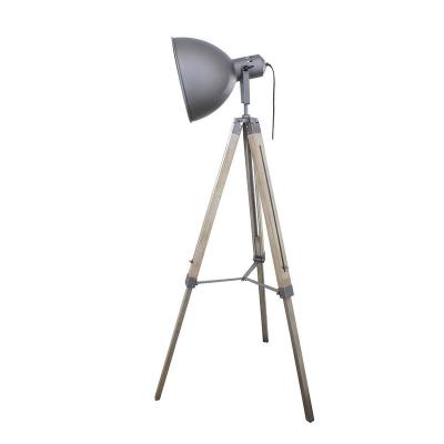 China New-designed simple wooden tripod indoor floor lamp for living room bedroom for sale