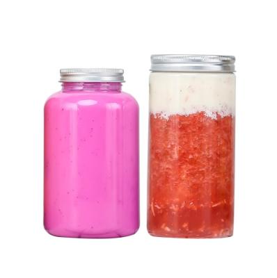 China Sustainable Disposable Take Away Clear U Shape Custom Milk Tea Plastic Boba Cups For Beverage for sale