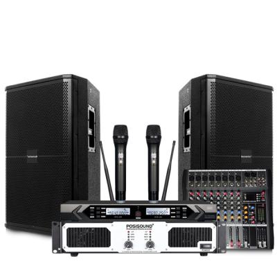 China Events Speaker Sound Equipment Video Professional Audio Set for sale